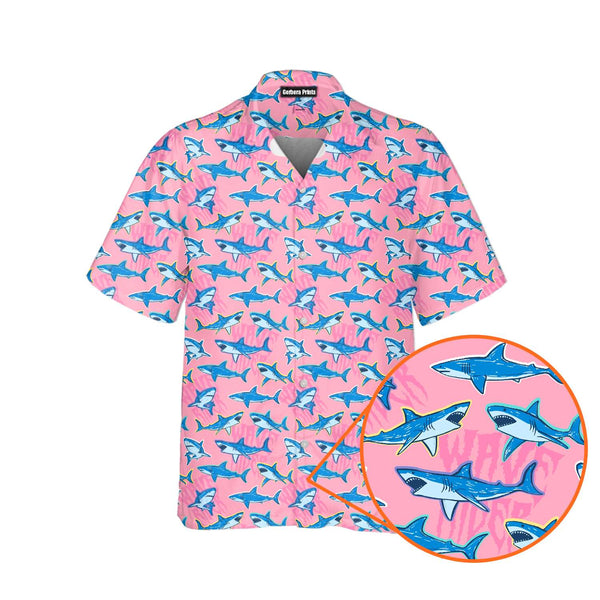 The Pink Sharks Hawaiian Shirt