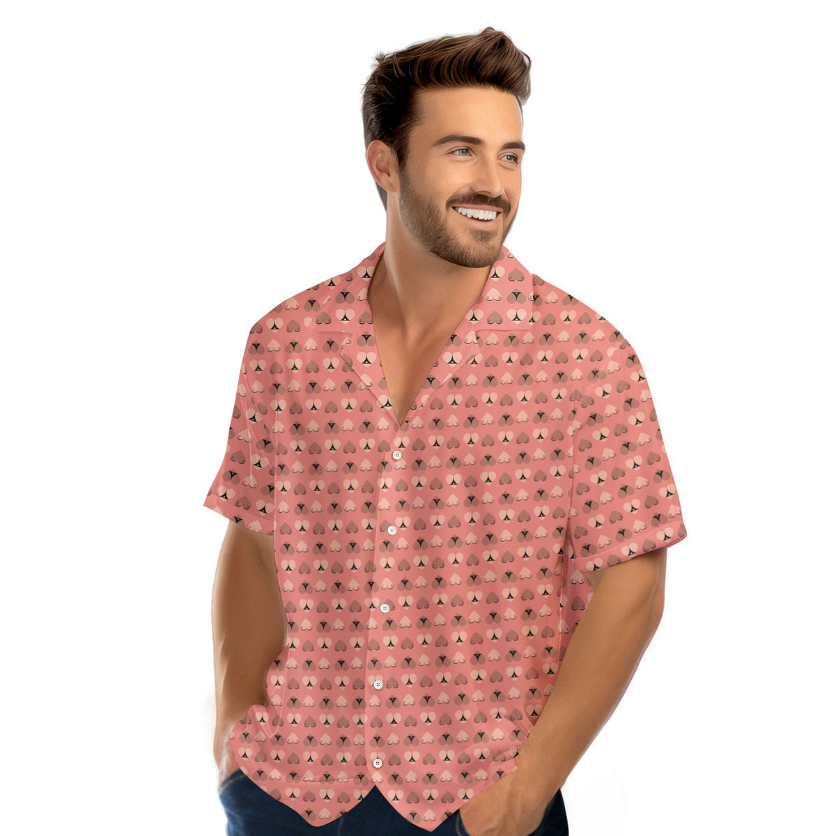Heart Hip - Funny Golf Hawaiian Shirt