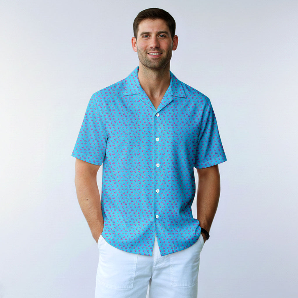 Breezy Swing - Golf Hawaiian Shirt-Hawaiian Shirt-Gerbera Prints