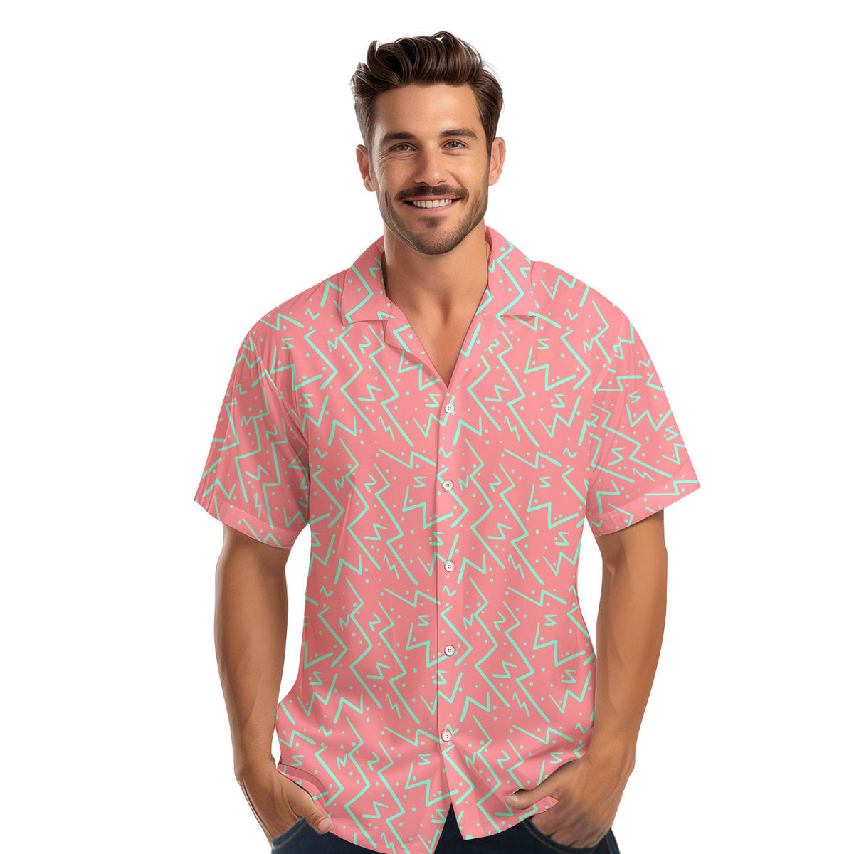 Zaggin' Pink Funny Hawaiian Shirt