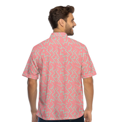 Zaggin' Pink Funny Hawaiian Shirt
