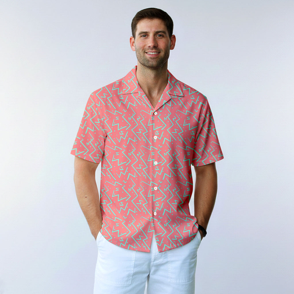 Zaggin' Pink - Golf Hawaiian Shirt