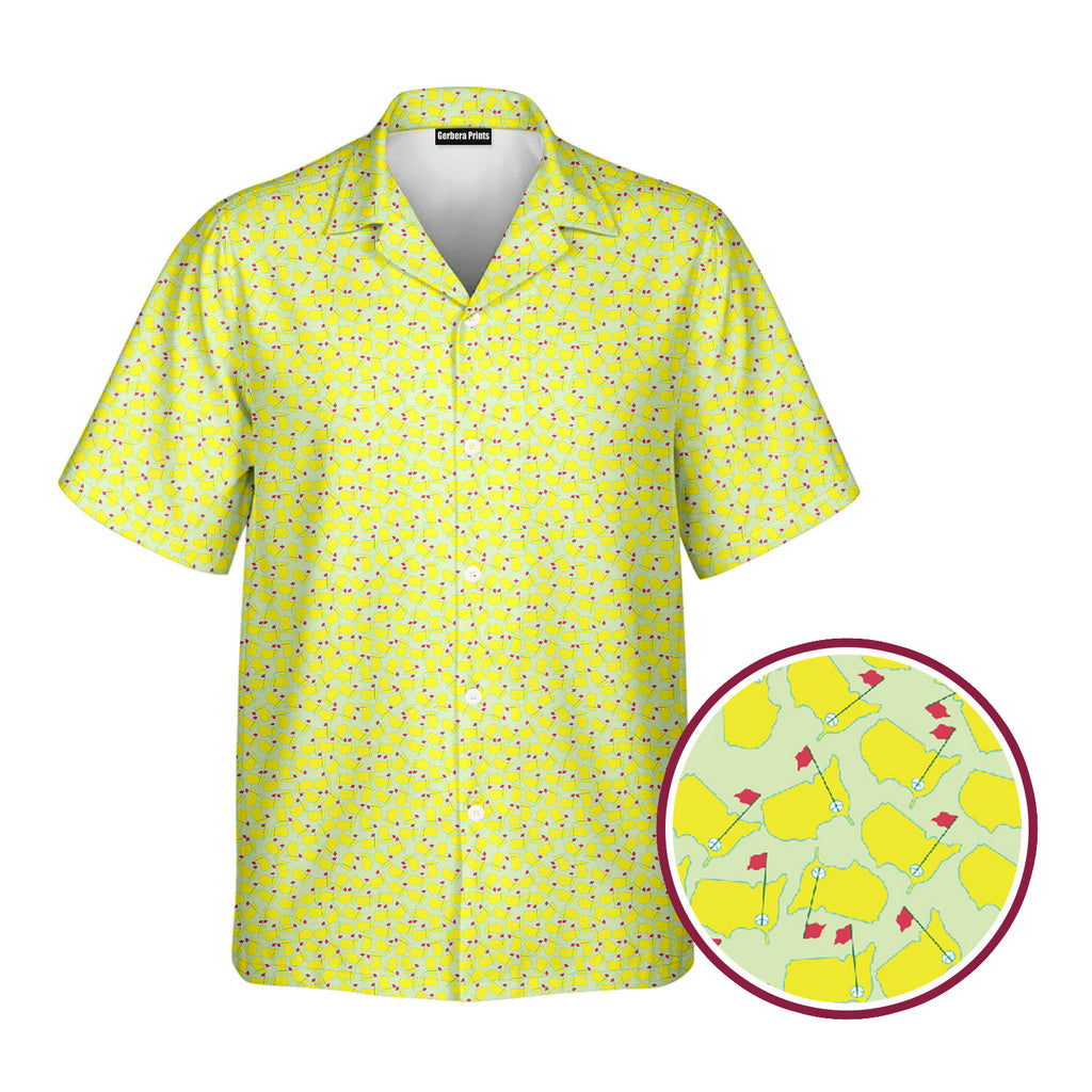 Augusta Golf Masters Tournament Ready Golf - Golf Hawaiian Shirt-Hawaiian Shirt-Gerbera Prints
