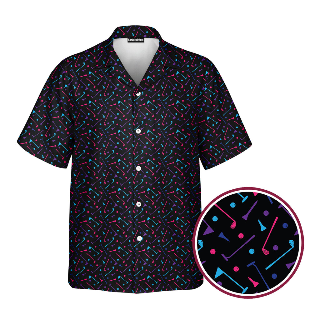 Dings Golf - Golf Hawaiian Shirt-Hawaiian Shirt-Gerbera Prints