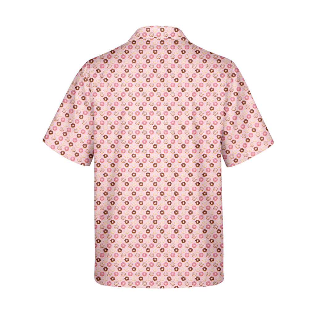 19th Hole Donut Give A Putt Players Gear - Golf Hawaiian Shirt-Hawaiian Shirt-Gerbera Prints