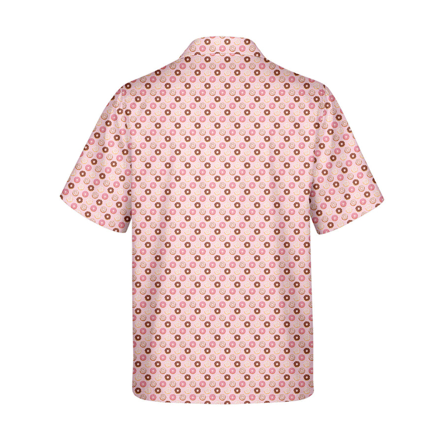 Back preview of 19th Hole Donut Give A Putt Players Gear - Golf Hawaiian Shirt with your team and number