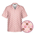 19th Hole Donut Give A Putt Players Gear - Golf Hawaiian Shirt-Hawaiian Shirt-Gerbera Prints