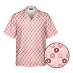 19th Hole Donut Give A Putt Players Gear - Golf Hawaiian Shirt-Hawaiian Shirt-Gerbera Prints