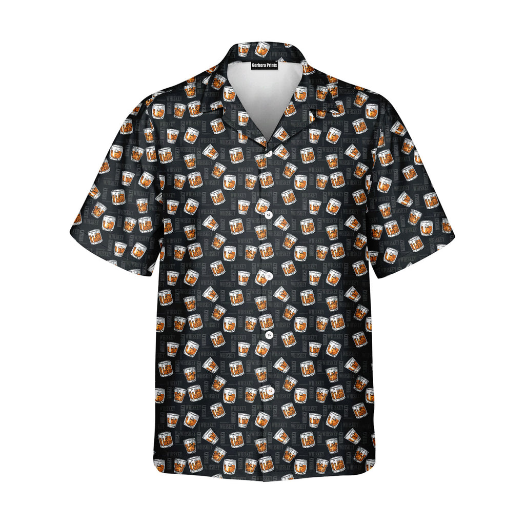 19th Hole Whiskey Glasses - Golf Hawaiian Shirt-Hawaiian Shirt-Gerbera Prints