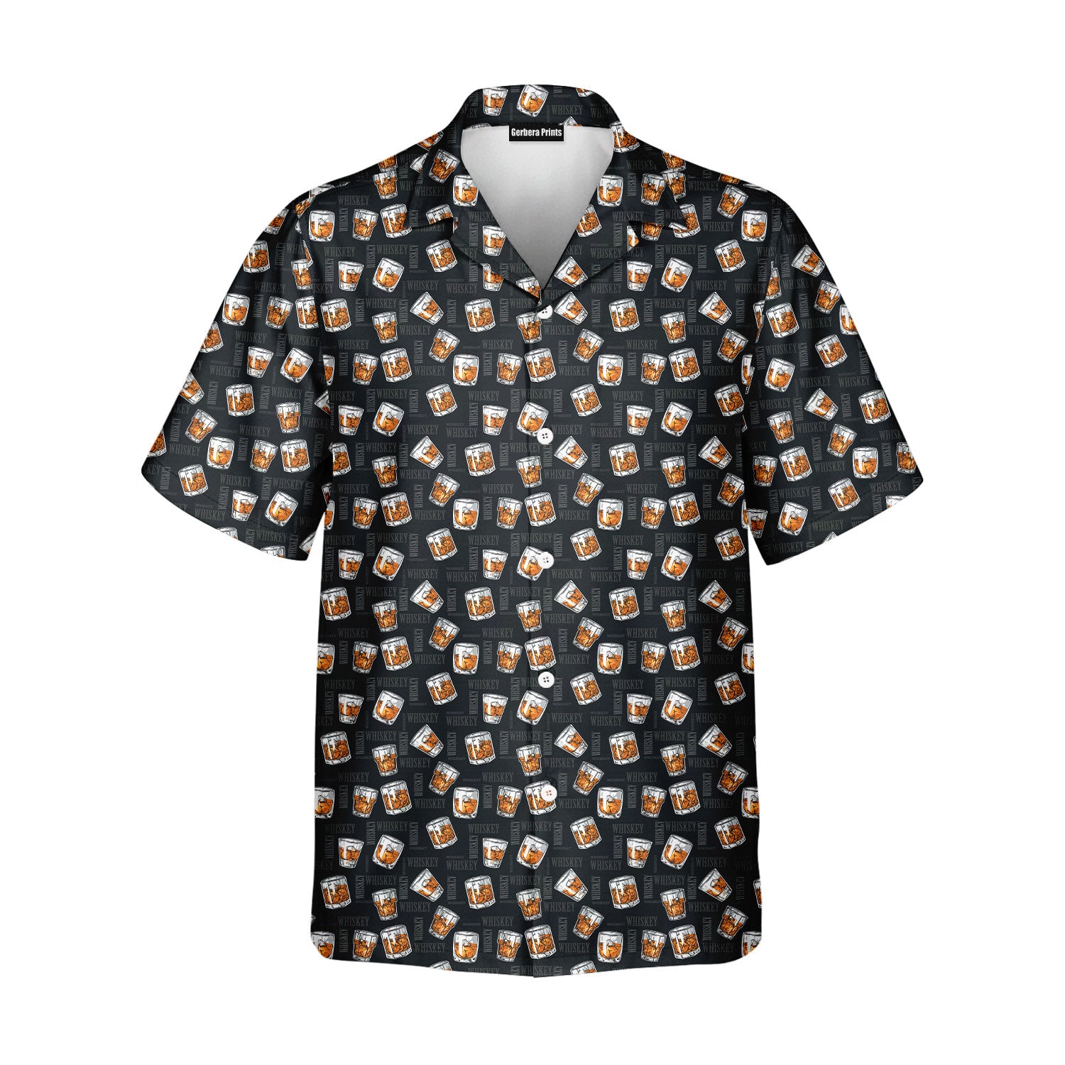 19th Hole Whiskey Glasses - Golf Hawaiian Shirt-Hawaiian Shirt-Gerbera Prints