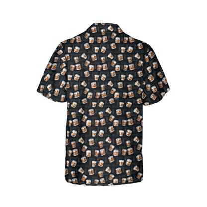 19th Hole Whiskey Glasses Funny Hawaiian Shirt 