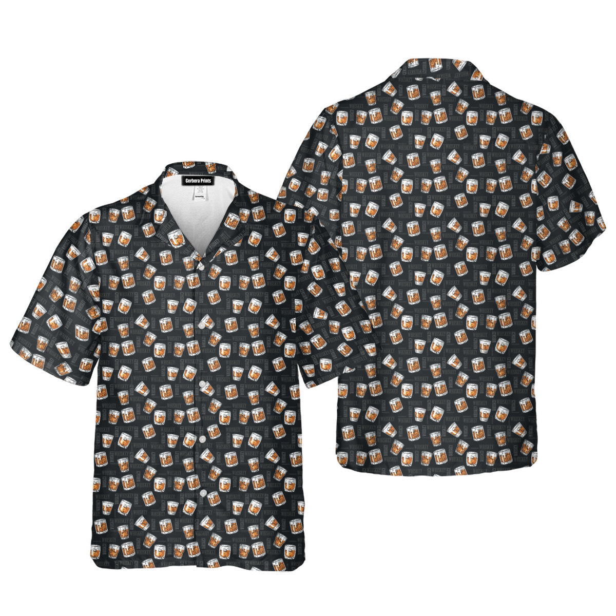 19th Hole Whiskey Glasses Funny Hawaiian Shirt 
