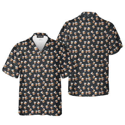 19th Hole Whiskey Glasses Funny Hawaiian Shirt 