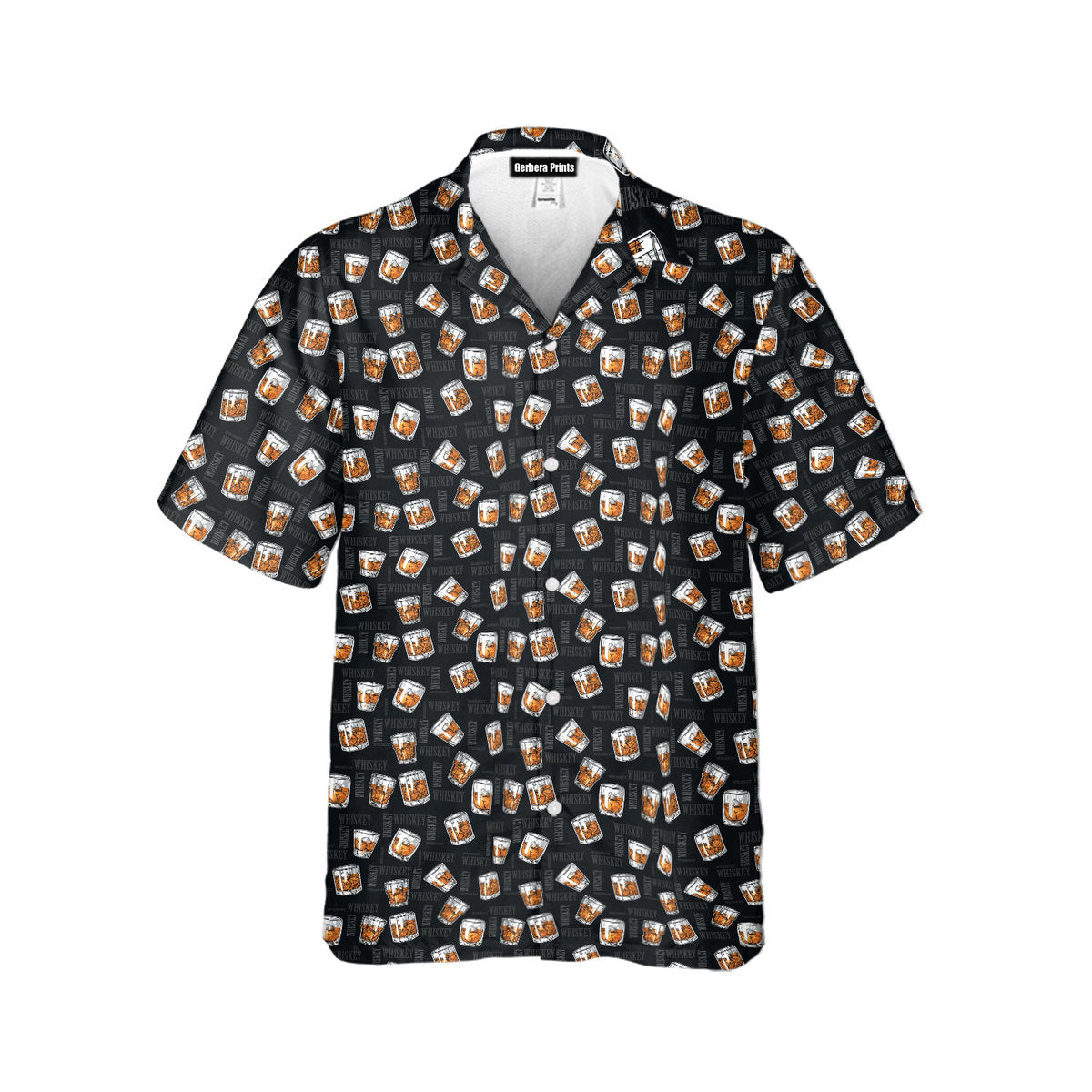 19th Hole Whiskey Glasses Funny Hawaiian Shirt 