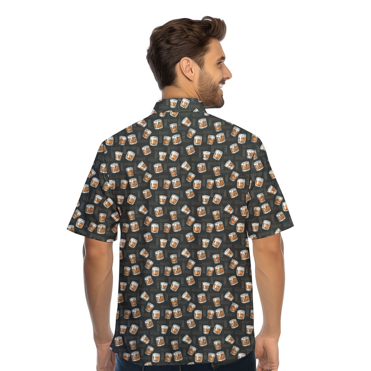19th Hole Whiskey Glasses Funny Hawaiian Shirt 