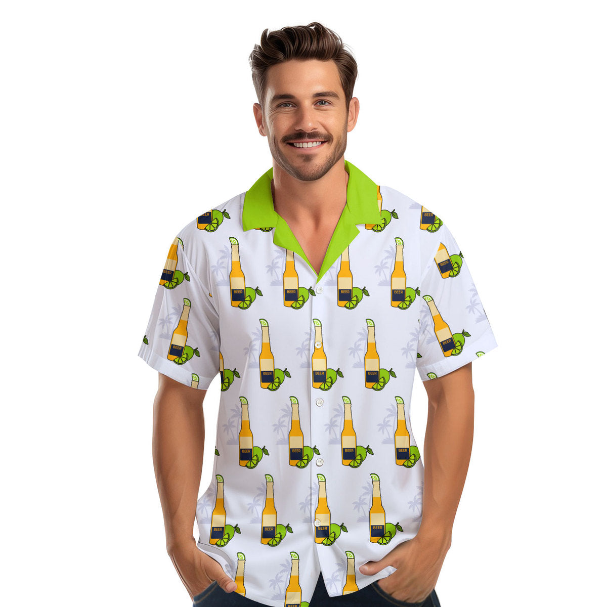19th Hole Beer O'Clock Somewhere - Golf Hawaiian Shirt 