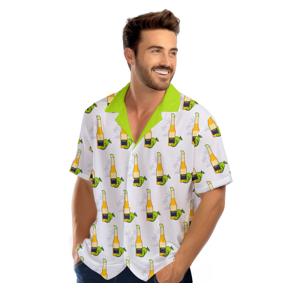 19th Hole Beer O'Clock Somewhere - Golf Hawaiian Shirt 