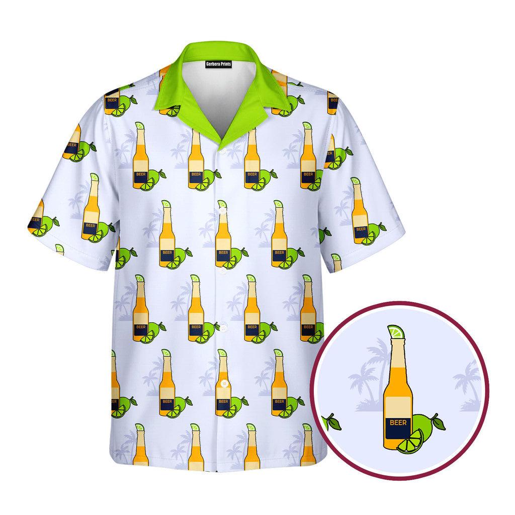 19th Hole Beer O'Clock Somewhere - Golf Hawaiian Shirt-Hawaiian Shirt-Gerbera Prints