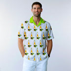 19th Hole Beer O'Clock Somewhere - Golf Hawaiian Shirt-Hawaiian Shirt-Gerbera Prints