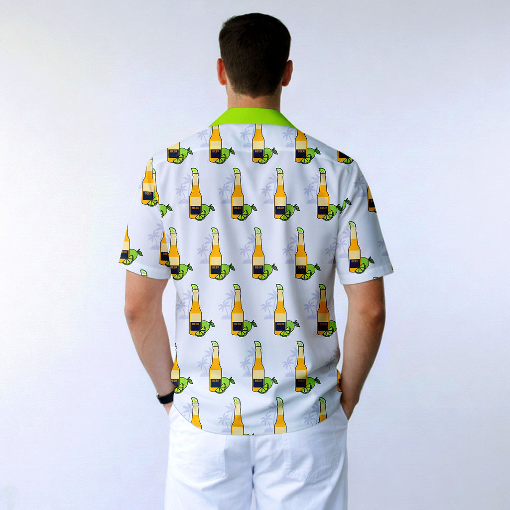 19th Hole Beer O'Clock Somewhere - Golf Hawaiian Shirt-Hawaiian Shirt-Gerbera Prints