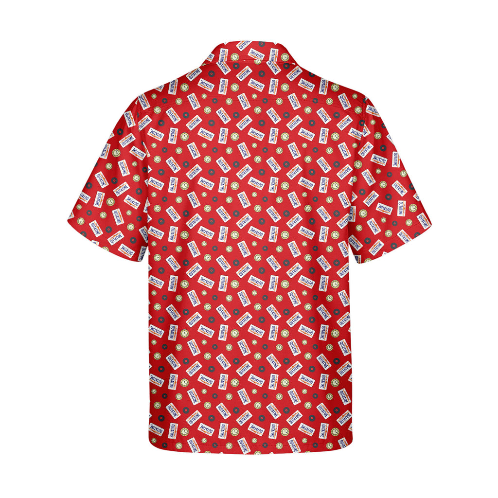 Outatime Back to The Future - Golf Hawaiian Shirt-Hawaiian Shirt-Gerbera Prints