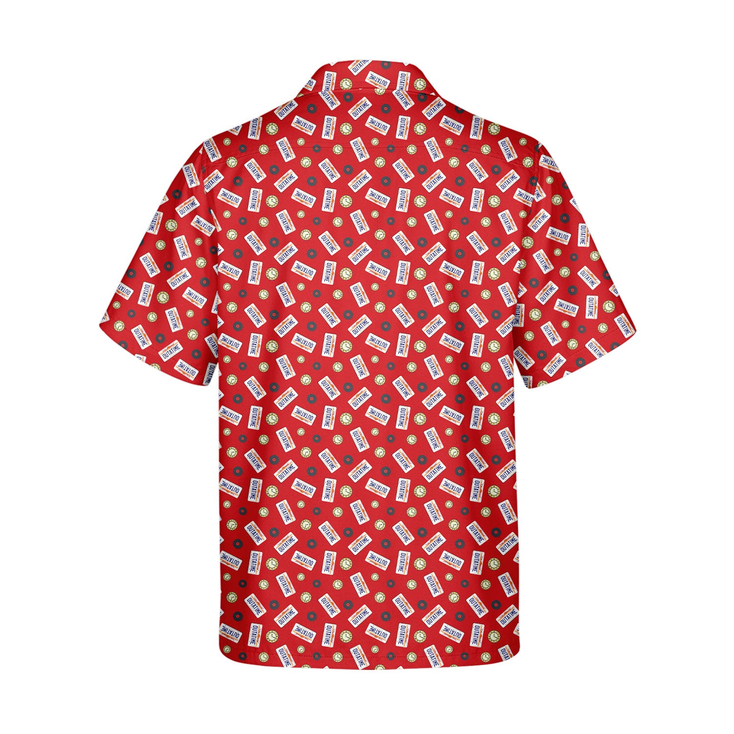 Outatime Back to The Future - Golf Hawaiian Shirt-Hawaiian Shirt-Gerbera Prints