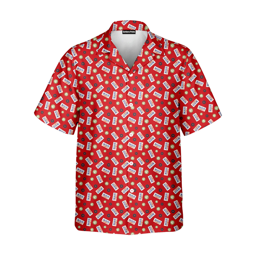 Outatime Back to The Future - Golf Hawaiian Shirt-Hawaiian Shirt-Gerbera Prints