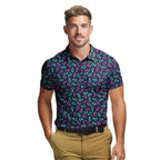 Gender Neon - Funny Golf Polo Shirt-Polo Shirt For Men-Gerbera Prints