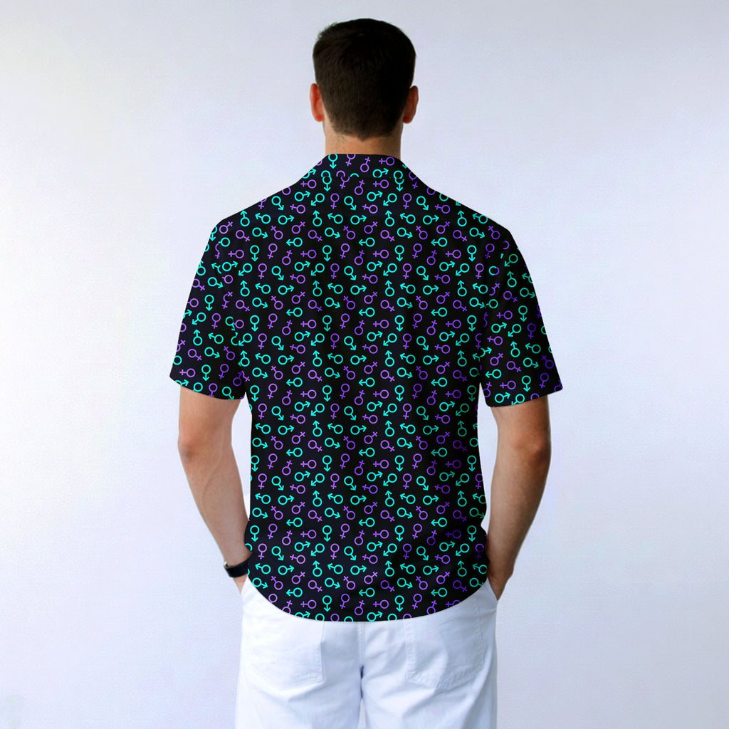 Gender Neon - Funny Golf Hawaiian Shirt-Hawaiian Shirt-Gerbera Prints