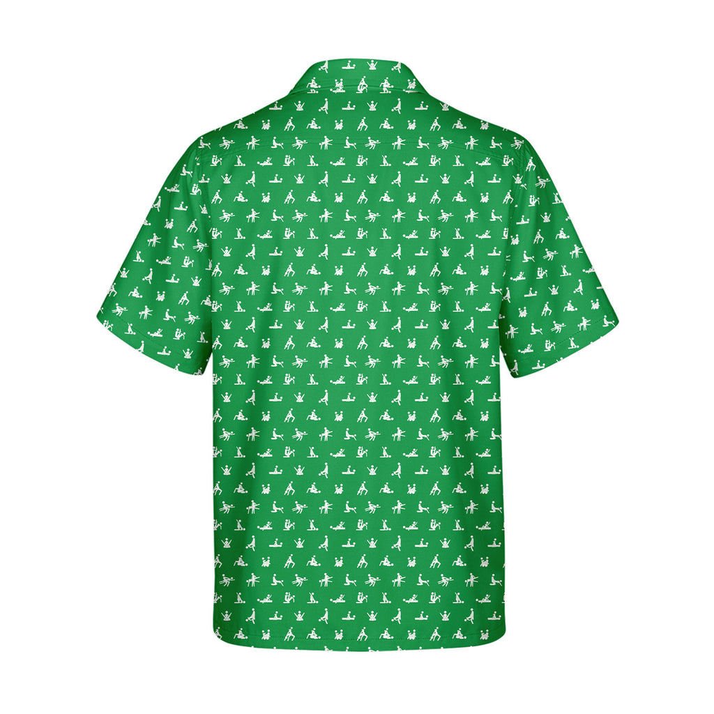 Stick Figure - Funny Golf Hawaiian Shirt