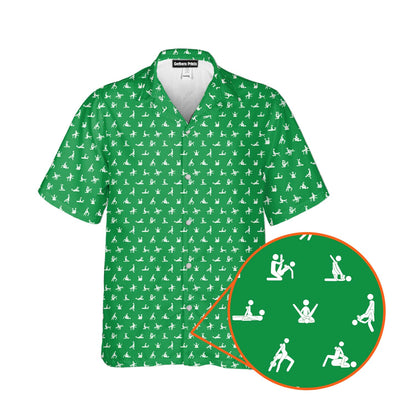 Stick Figure - Funny Golf Hawaiian Shirt 