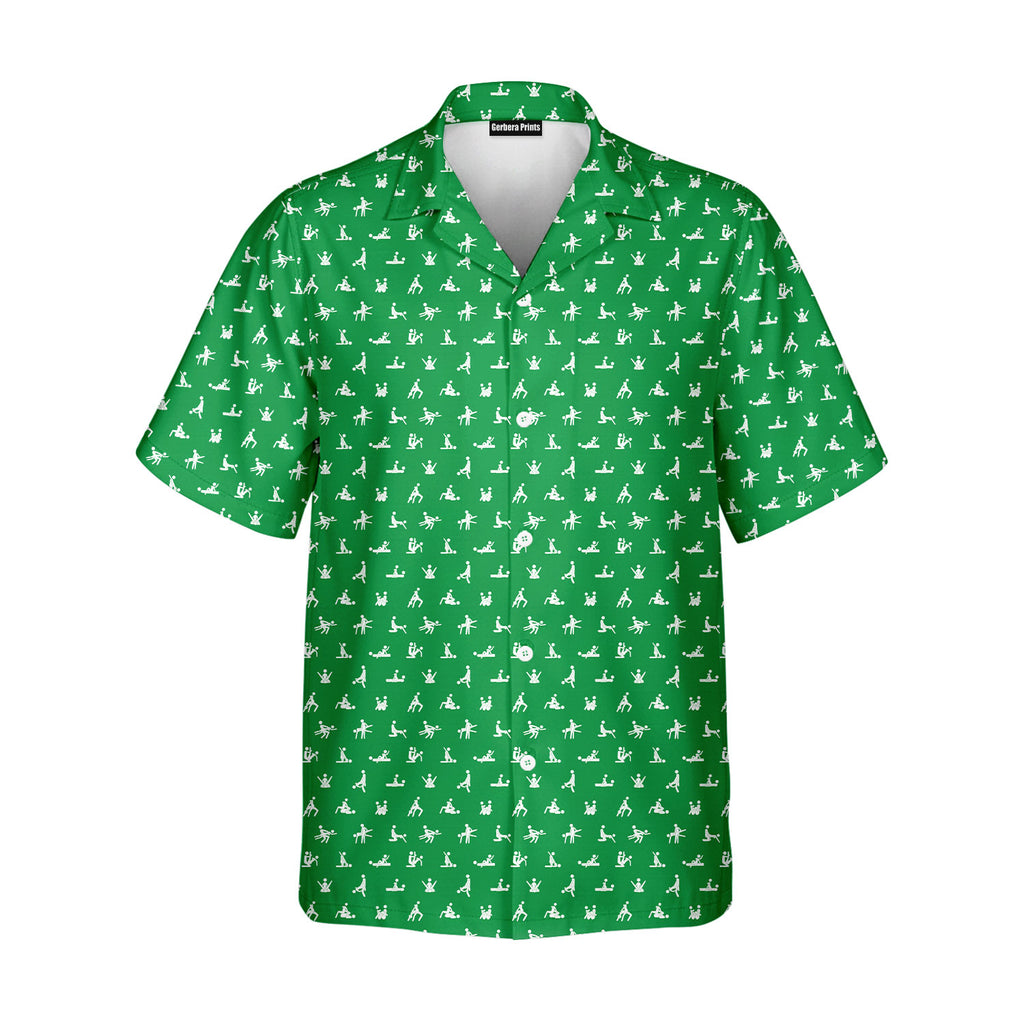 Stick Figure - Funny Golf Hawaiian Shirt