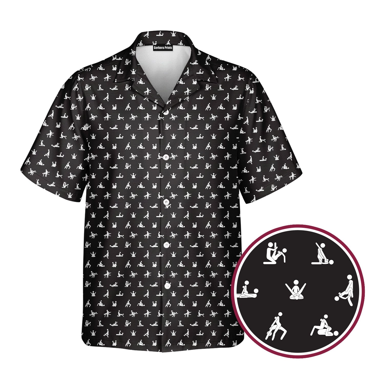Stick Figure - Funny Golf Hawaiian Shirt