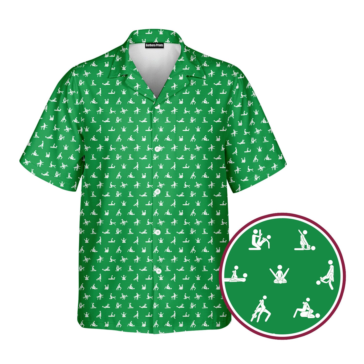 Stick Figure - Funny Golf Hawaiian Shirt