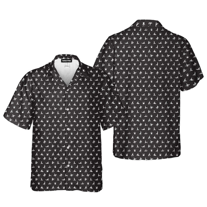 Stick Figure - Funny Golf Hawaiian Shirt 