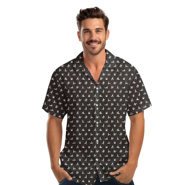 Stick Figure - Funny Golf Hawaiian Shirt 