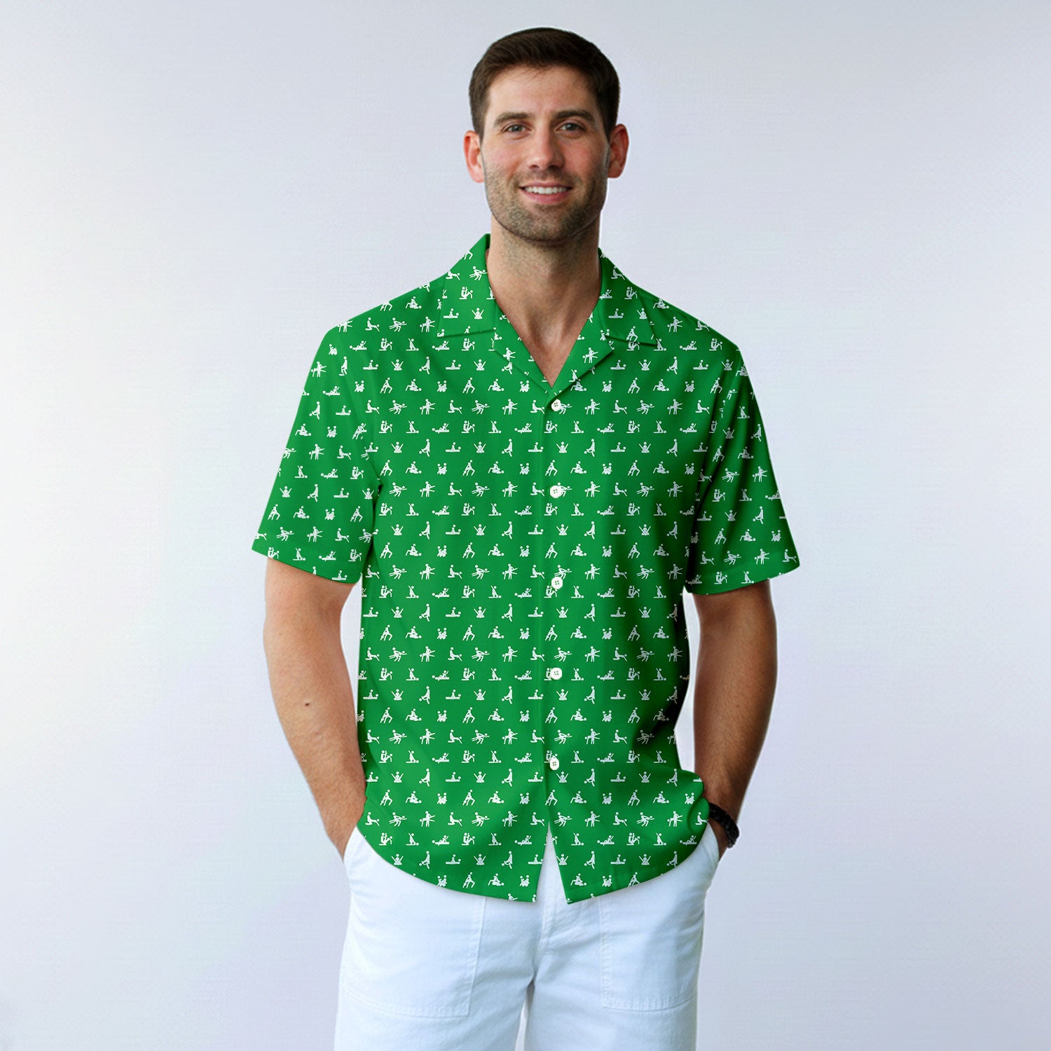 Stick Figure - Funny Golf Hawaiian Shirt