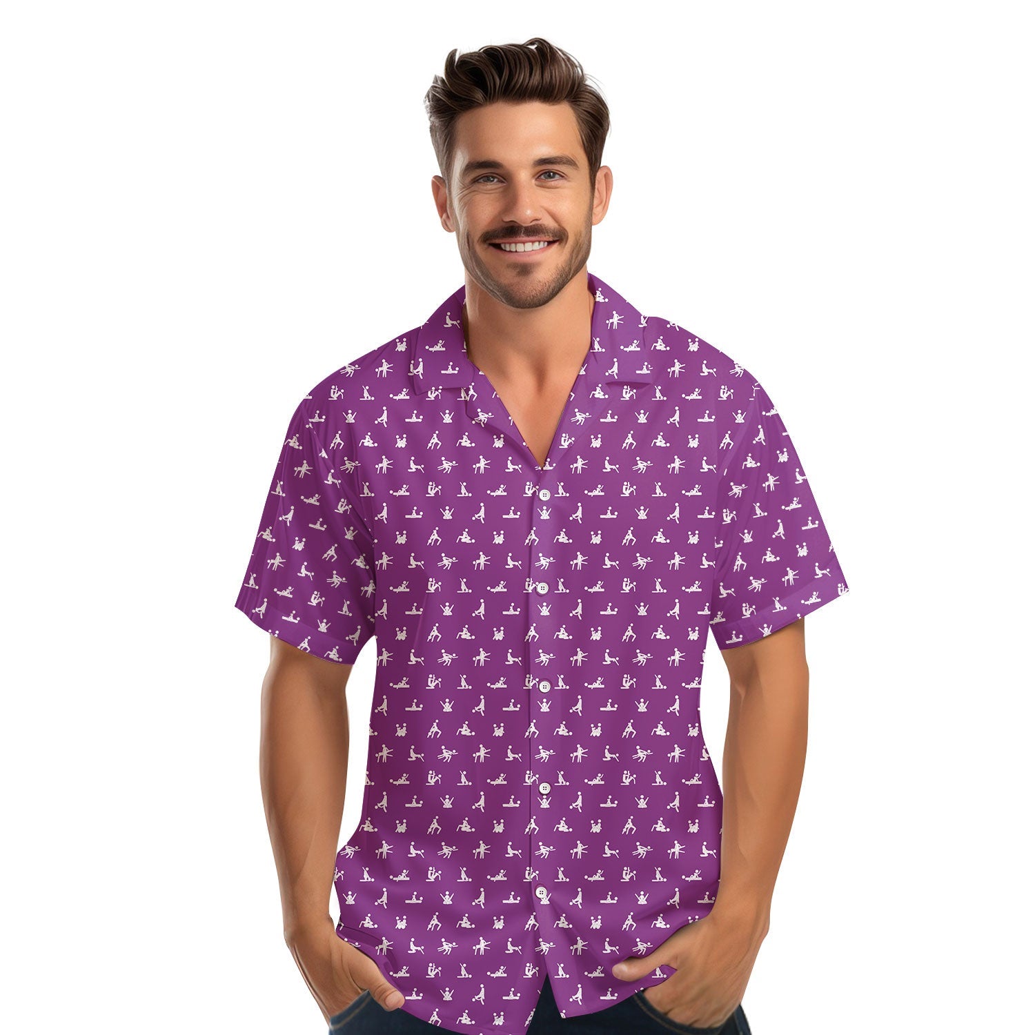 Stick Figure - Funny Golf Hawaiian Shirt 