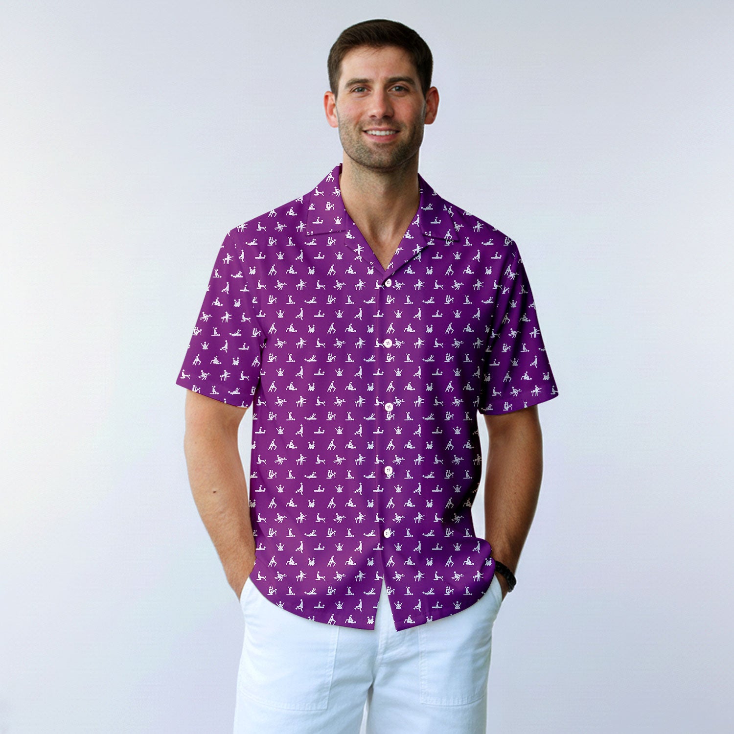 Stick Figure - Funny Golf Hawaiian Shirt
