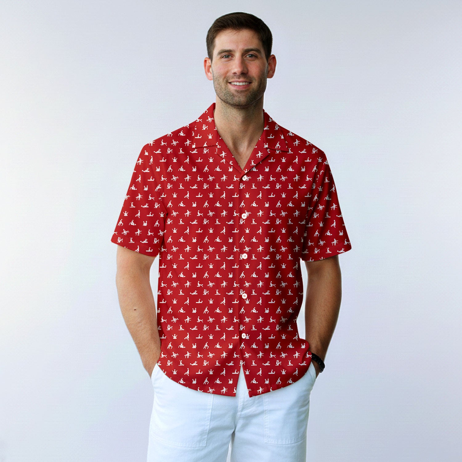 Stick Figure - Funny Golf Hawaiian Shirt