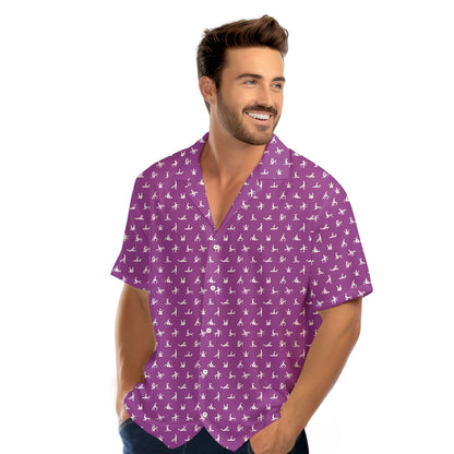 Stick Figure - Funny Golf Hawaiian Shirt 