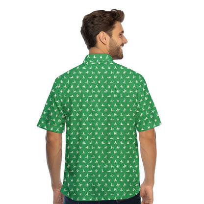 Stick Figure - Funny Golf Hawaiian Shirt 