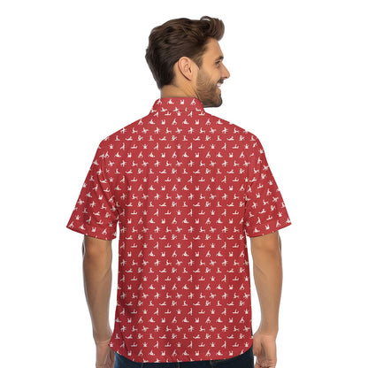 Stick Figure - Funny Golf Hawaiian Shirt 