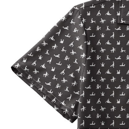 Stick Figure - Funny Golf Hawaiian Shirt 