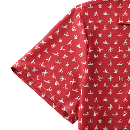 Stick Figure - Funny Golf Hawaiian Shirt 