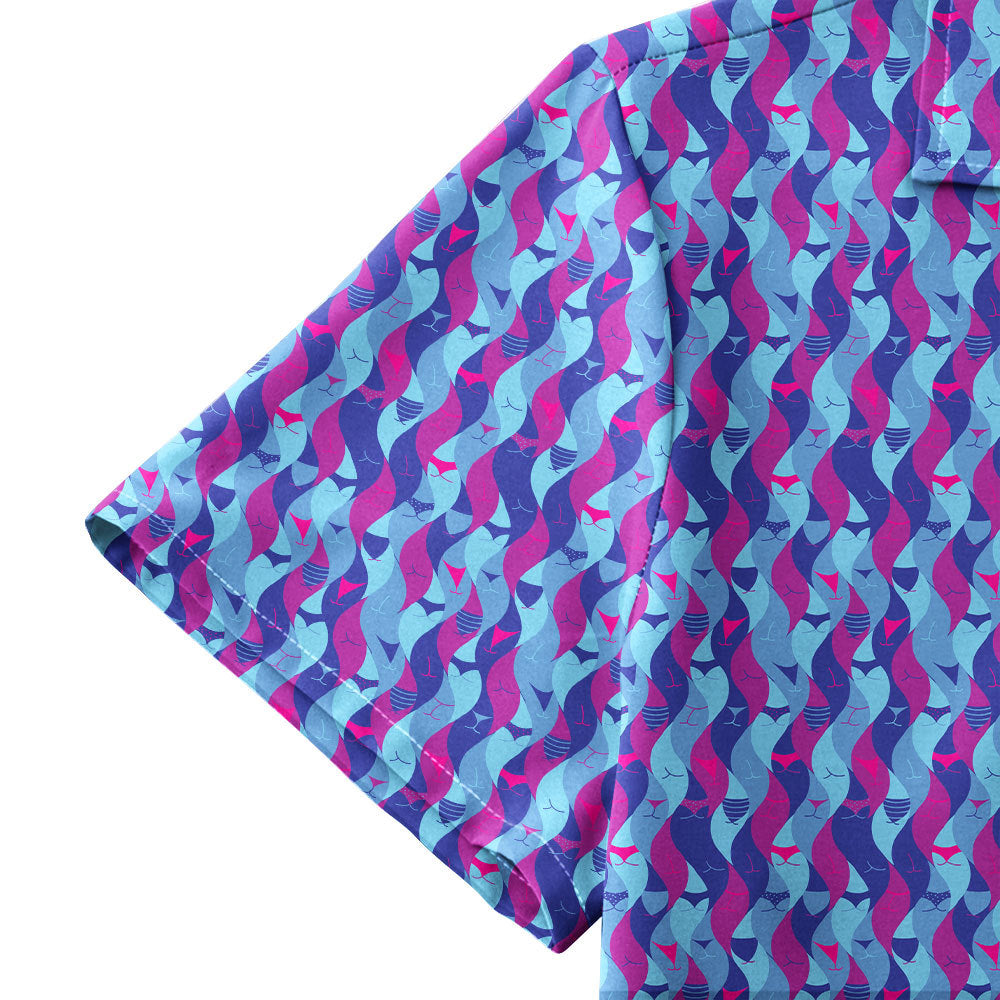Cheek Peek - Funny Golf Hawaiian Shirt-Hawaiian Shirt-Gerbera Prints
