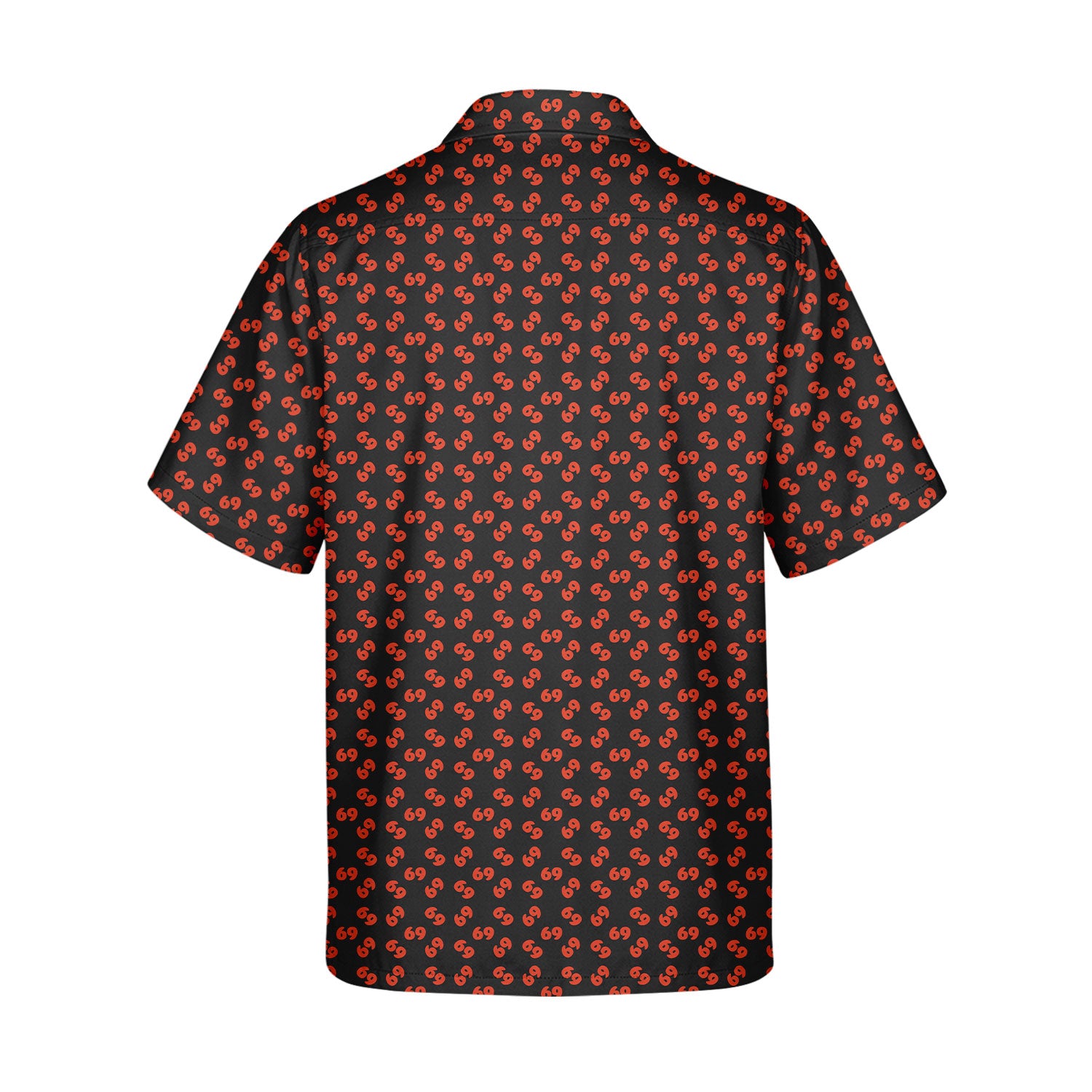 69 Number Black - Golf Hawaiian Shirt-Hawaiian Shirt-Gerbera Prints