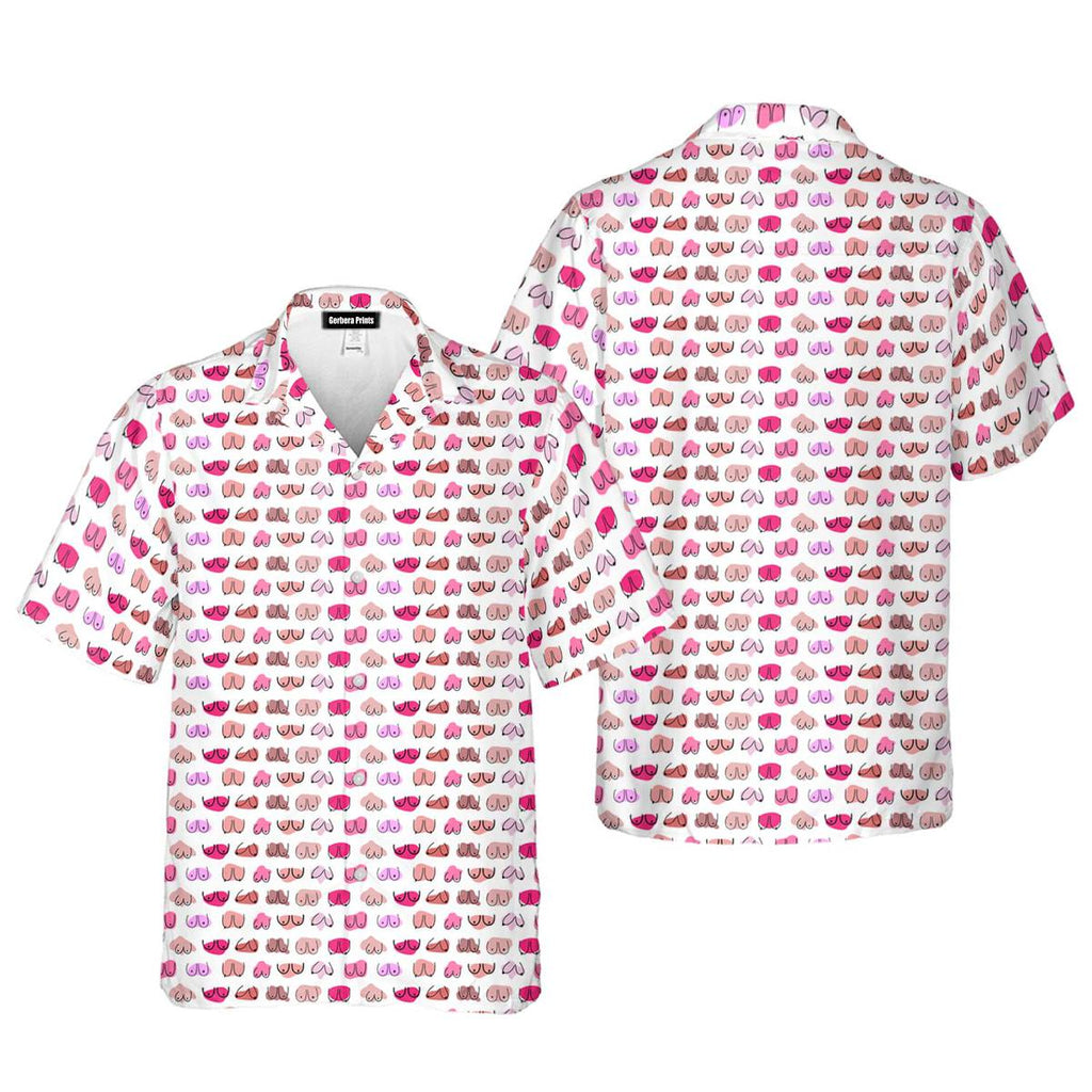My Eyes Are Up Here But My Bust Look Great Don't They - Golf Hawaiian Shirt-Hawaiian Shirt-Gerbera Prints