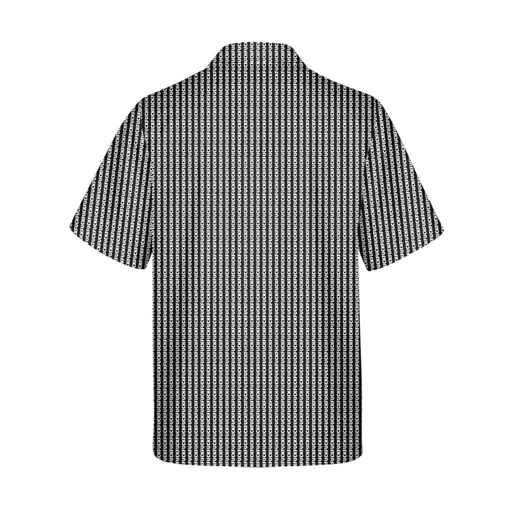 The F#@K Striped - Golf Hawaiian Shirt-Hawaiian Shirt-Gerbera Prints