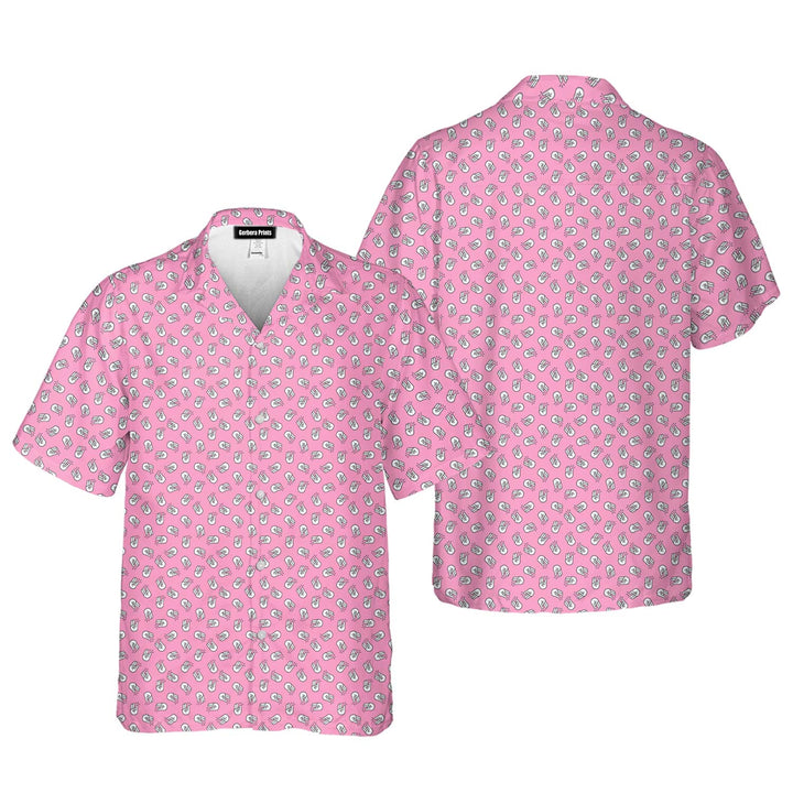 The Shocker Pink - Funny Golf Hawaiian Shirt 